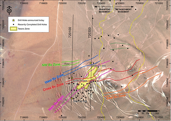 Figure 1 – Drill Hole Location Map