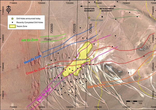 Drill Hole Location Map