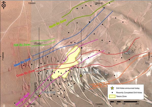 Drill Hole Location Map