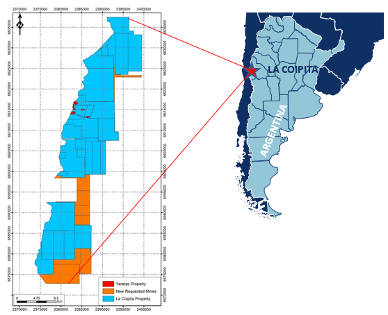 Mapa de ubicación de La Coipita