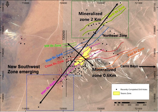 Figure 1 – Phase III Exploration Key Target Areas