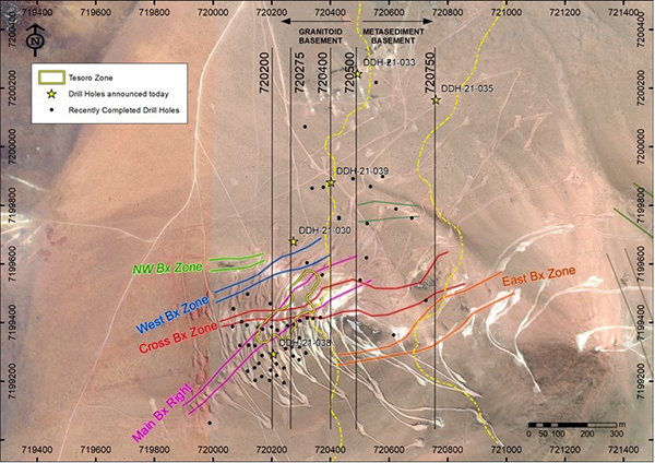 Figure 1 – Drill Hole Location Map