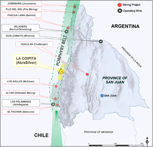 Figure 1 – La Coipita Location Map