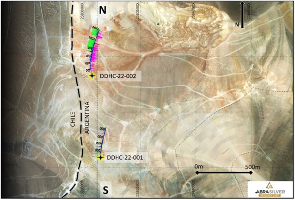 Figure 2 – Plan View of Drill Holes