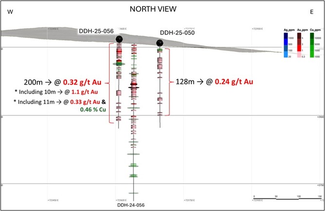 AbraSilver continúa perforando oro de alta calidad en Diablillos, con 36 metros de oro de 2,32 g/t intersectados en Oculto Este Sección a través de los últimos pozos de perforación en Cerro Viejo